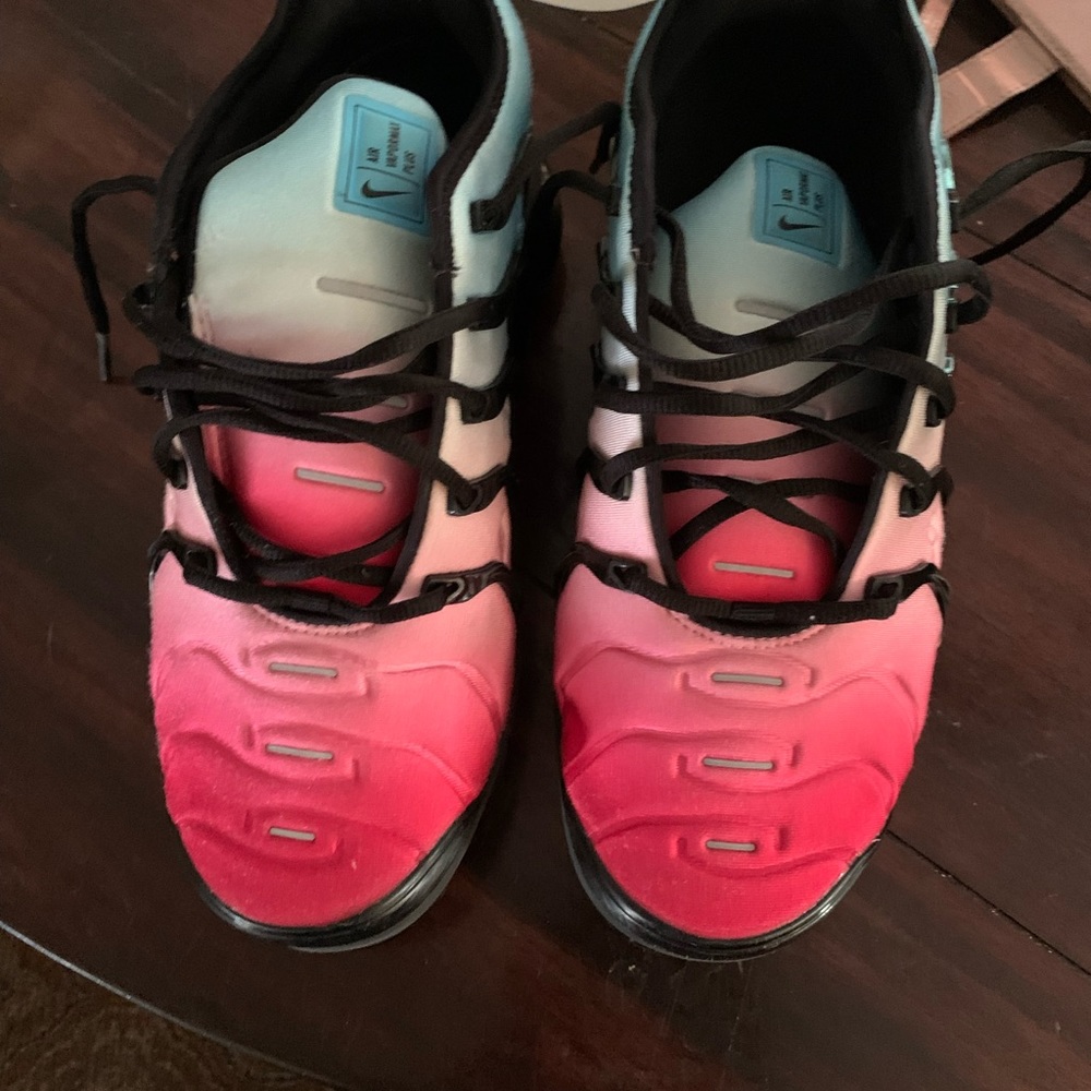 Pink and Blue Nike Vapormax